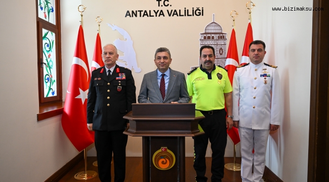 VALİ ŞAHİN’DEN “ANTALYA’NIN HUZURU” NİSAN AYI DEĞERLENDİRMESİ