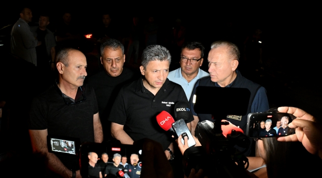 AKSU’DAKİ YANGINLAR KORKUTTU