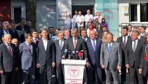 SAĞLIK BAKANI AKSU’DA KONUŞTU
