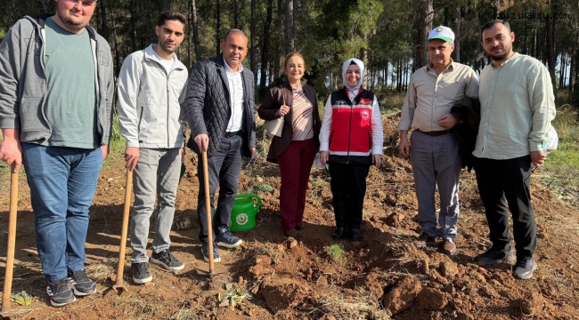 400 FİDAN TOPRAKLA BULUŞTU