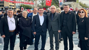 CHP AKSU İLÇE ÖRGÜTÜ ATASINI ANDI