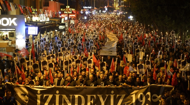 MURATPAŞA’DA BİNLER ATA’YA SAYGI YÜRÜYÜŞÜ’NDE BULUŞTU 