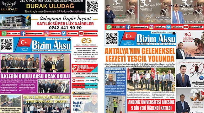 2025 ANTALYA’DA BÖYLE GEÇTİ