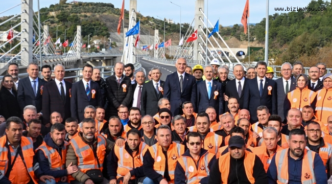 ALANYA DOĞU ÇEVRE YOLU VE DEMİRTAŞ KAVŞAĞI HİZMETE AÇILDI