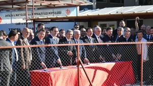 ANTALYA’DA MÜFTÜLÜK HİZMET BİNALARI İLE CAMİ PROJESİNİN TEMELİ ATILDI