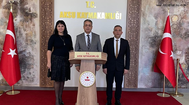 BÖLGE MÜDÜRÜ FUNDAN AYDIN SEYMEN’DEN AKSU ZİYARETİ