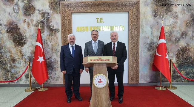 İL MÜFTÜSÜ AYDIN YIĞMAN’DAN AKSU ZİYARETİ