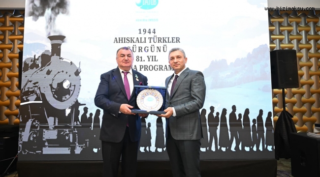 VALİ ŞAHİN: TÜRKİYE CUMHURİYETİ AHISKA TÜRKLERİ'NİN ÖZ YURDUDUR