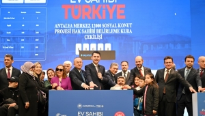 ANTALYA’DA 13 BİN 213 SOSYAL KONUT İÇİN KURA HEYECANI