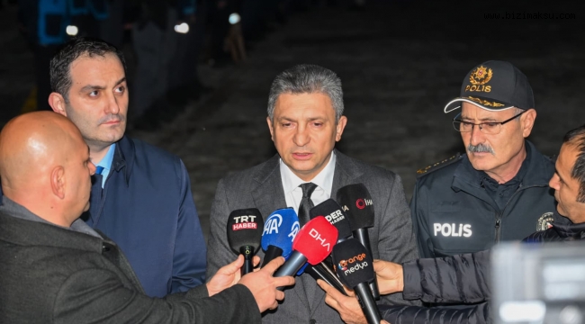 VALİ ŞAHİN YENİ YILA GÜVENLİK GÜÇLERİYLE GİRDİ