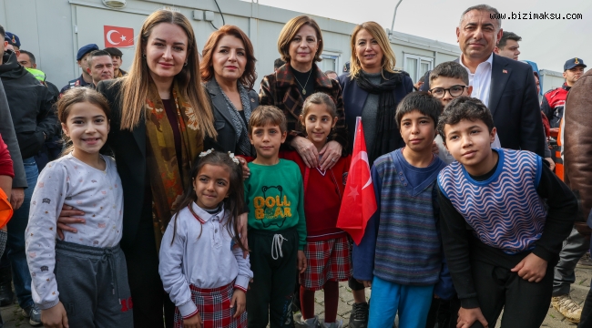 BAŞKAN VEKİLİ ÖZDEMİR DEPREM BÖLGESİNDE 