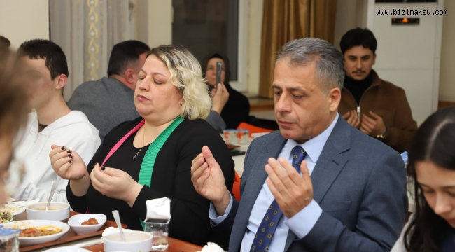 AKSU PROTOKOLÜ ÖĞRENCİLERLE İFTARDA BİR ARAYA GELDİ