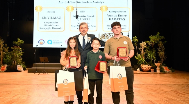 ATATÜRK’ÜN ANTALYA’YA GELİŞİNİN 96. YILI COŞKUYLA KUTLANDI