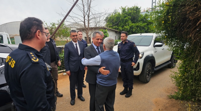 KAYMAKAM ŞAHİN GAZİ VE ŞEHİT YAKINLARINI ZİYARET ETTİ 