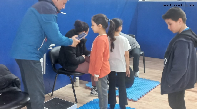 ÖĞRENCİLER SPOR YETENEK TARAMASINDAN GEÇTİ