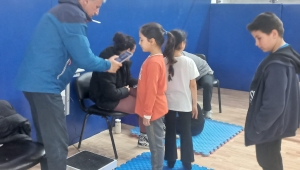 ÖĞRENCİLER SPOR YETENEK TARAMASINDAN GEÇTİ