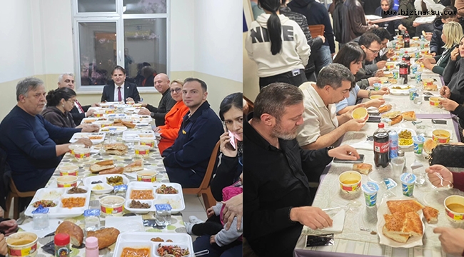 UÇAK OKULU ÖĞRENCİLERLE İFTAR YAPTI