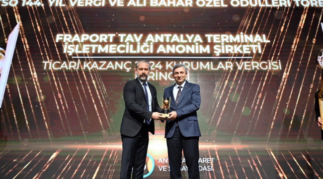 144. YIL VERGİ VE ALİ BAHAR ÖZEL ÖDÜLLERİ TÖRENİ DÜZENLENDİ