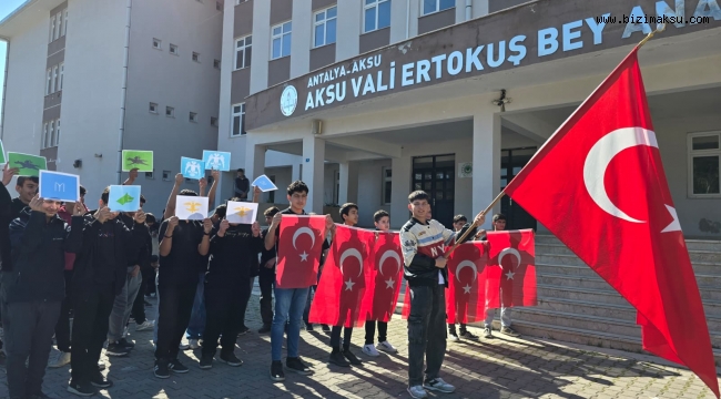 AKSU’DA NEVRUZ COŞKUSU OKULDA YAŞANDI