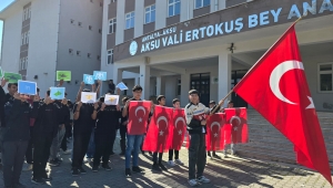 AKSU’DA NEVRUZ COŞKUSU OKULDA YAŞANDI