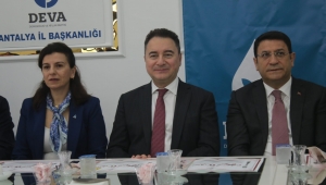 ALİ BABACAN ANTALYA’DA KONUŞTU