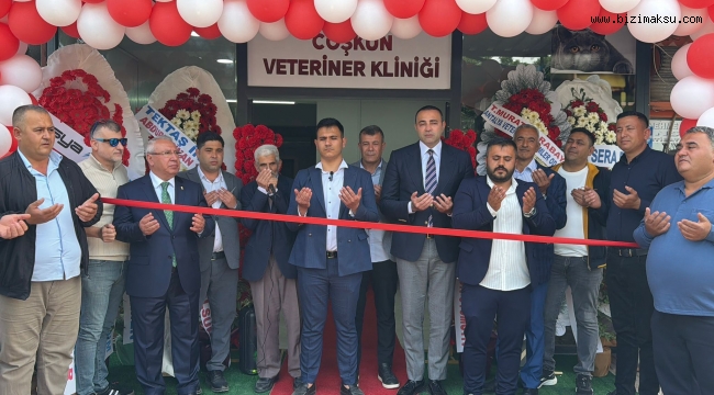 COŞKUN VETERİNER KLİNİĞİ HİZMETE AÇILDI