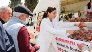 HAYATINI KAYBEDEN ÖĞRETMENLER VE ÖĞRENCİLER İÇİN LOKMA DAĞITILDI
