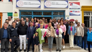 KANSERİ YENEN NİHAL ÖĞRETMEN OKULDA COŞKUYLA KARŞILANDI