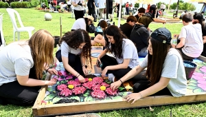 ANTALYA’DA 130 BİN ÇİÇEKLE GÖRSEL ŞOV
