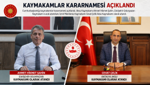 AKSU’NUN YENİ KAYMAKAMI CEVAT ÇELİK OLDU 