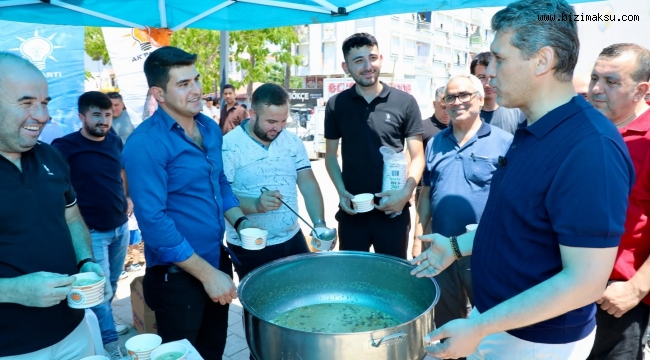 İL BAŞKANI ALİ ÇETİN AKSU’DA