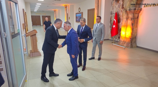 KAYMAKAM ŞAHİN AKSU’YA VEDA ETTİ