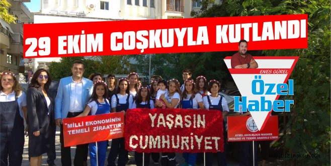 29 EKİM COŞKUYLA KUTLANDI