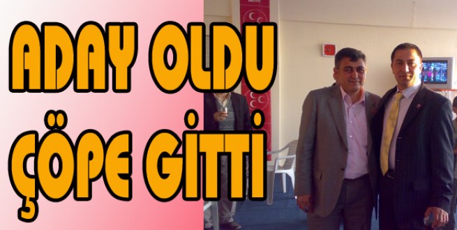 ADAY OLDU ÇÖPE GİTTİ