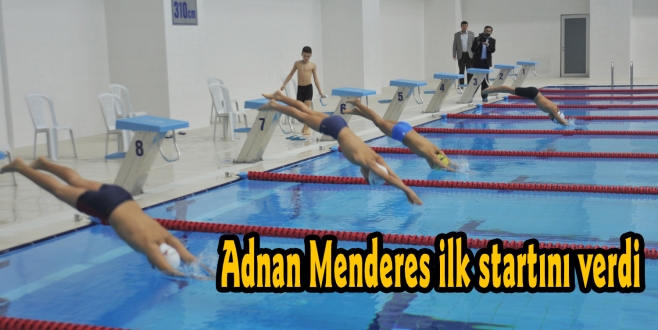 Adnan Menderes ilk startını verdi