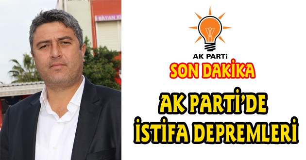 AK PARTİ AKSUDA DEPREM BAŞLADI