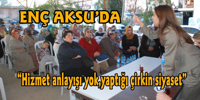 Ak Parti Antalya Milletvekili Aksu'da