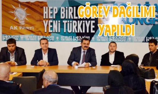AK Parti’de görev dağılımı yapıldı