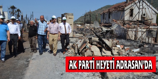 AK Parti heyeti Adrasan’da