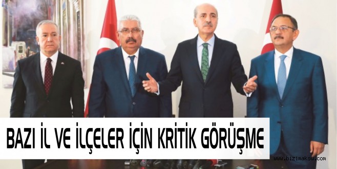 AK PARTİ VE MHP BAZI İL VE İLÇELER İÇİN YENİDEN GÖRÜŞECEK