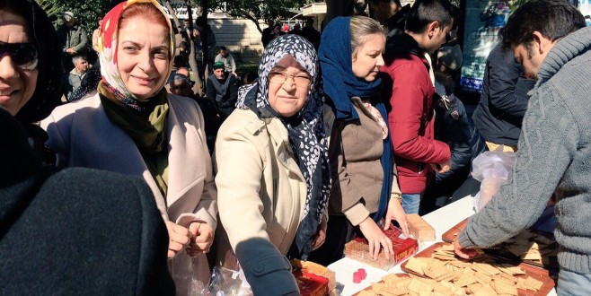 AK Partili kadınlardan Kur'an tilaveti