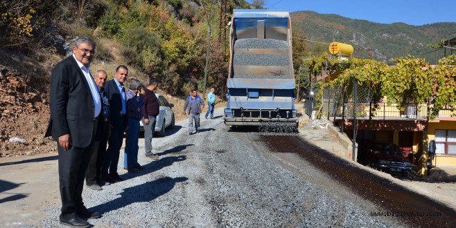 Akçatı’ya Emisyonlu Asfalt