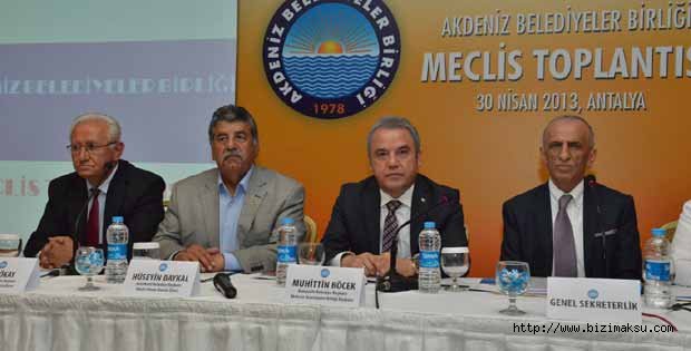 Akdeniz Belediyeler Birliği toplandı
