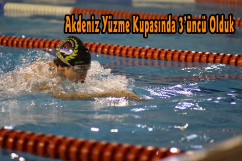 Akdeniz Yüzme Kupasında 3’üncü Olduk