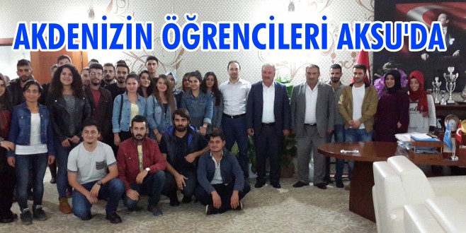 AKDENİZİN ÖĞRENCİLERİ AKSU'DA
