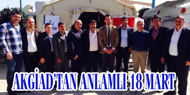 AKGİAD’TAN ANLAMLI 18 MART