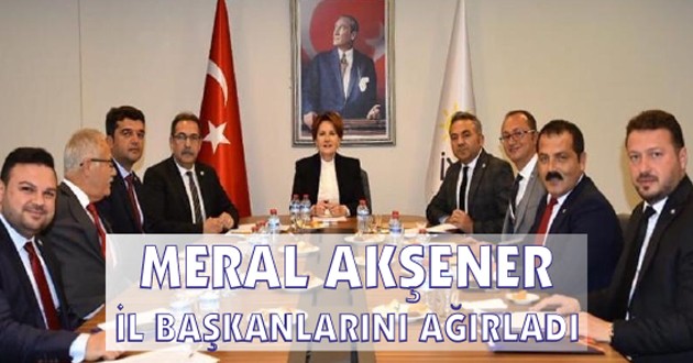 AKŞENER İL BAŞKANLARINI AĞIRLADI