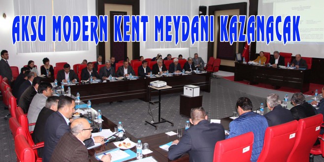 AKSU BELEDİYE MECLİSİ TOPLANDI