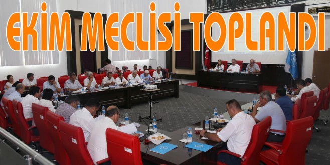 AKSU BELEDİYESİ EKİM AYI MECLİSİ TOPLANDI