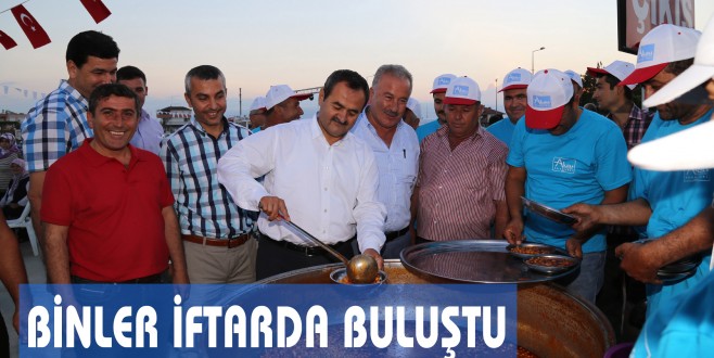 AKSU’DA BİNLERCE VATANDAŞ İFTARDA BULUŞTU